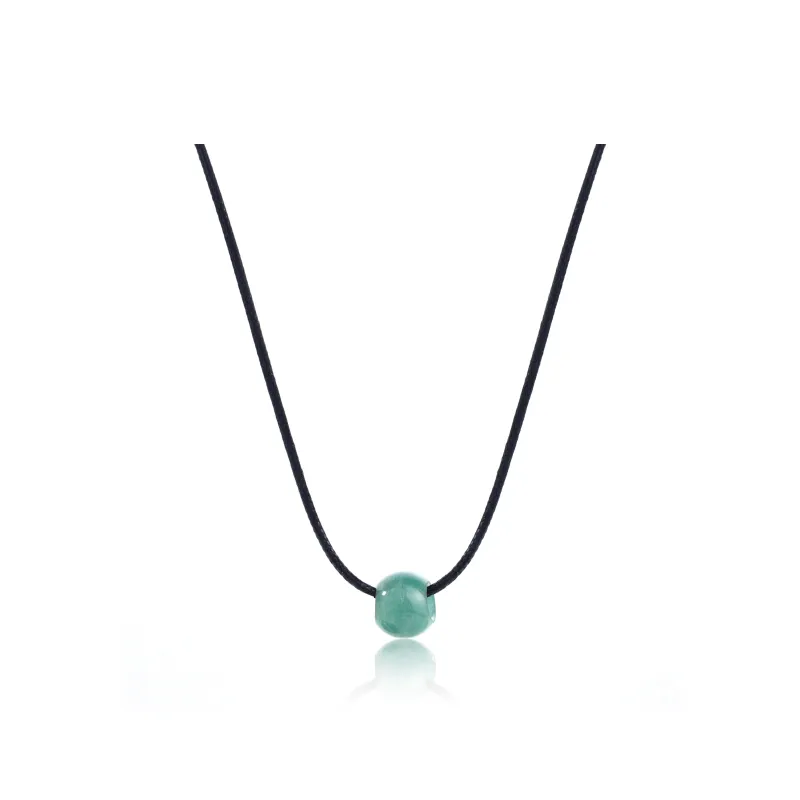 FOREVER MELODY Tiger's Eye Stone Necklaces Unisex-0