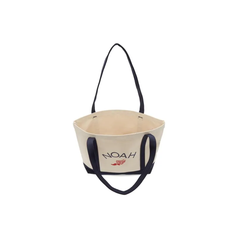 NOAH Canvas Tote Bag, Shopping Bag, Canvas Bag, Shoulder Bag Regular Unisex White-5
