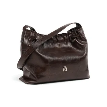LA FESTIN Top Grain Cow Leather Commute Crossbody Bag Large Capacity Shoulder Bag Medium Size Women's Multicolor