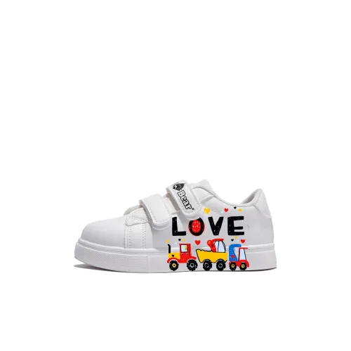 TONYBEAR Low Top Kids' Skateboarding Shoes White Kids'