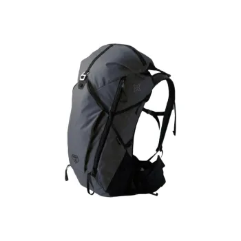 PAAGO WORKS Nylon Outdoor Hiking Bag Backpack Unisex Gray