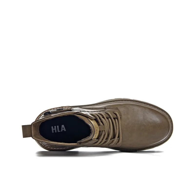 HLA Martin Boots Men Black, Brown-7