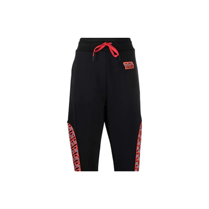 VERSACE Knitted Sweatpants Women's Black-4