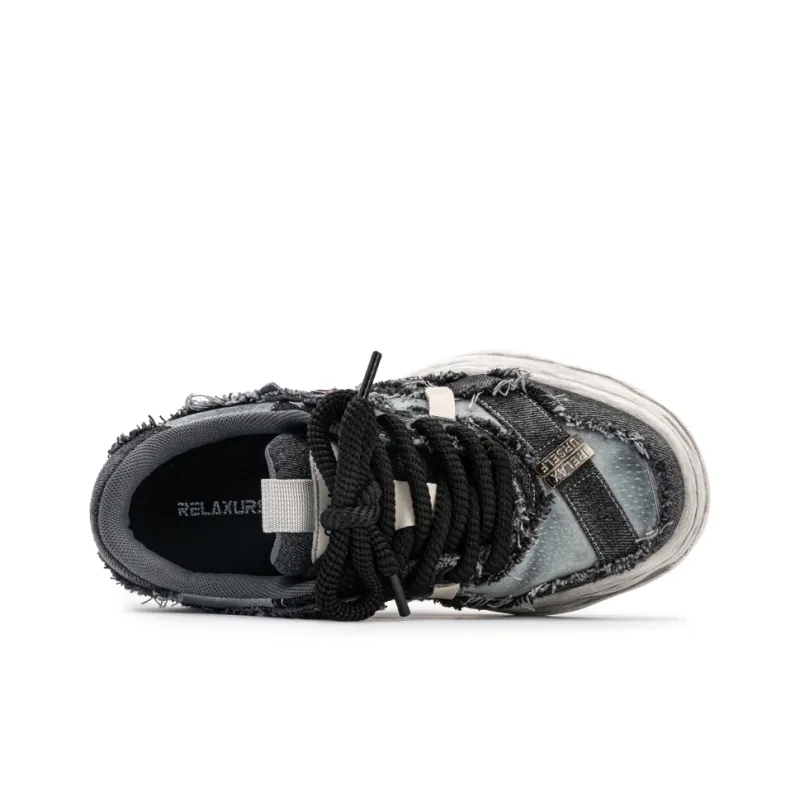 RELAXURSELF Anti-Slip And Wear-Resistant Height Increasing Low-Top Skateboard Shoes Unisex Gift Box Set-4