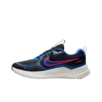 Nike Cosmic Runner Cushioning Kids' Running Shoes Black/Royal Blue/Mountain White/Bright Dark Red Teenagers