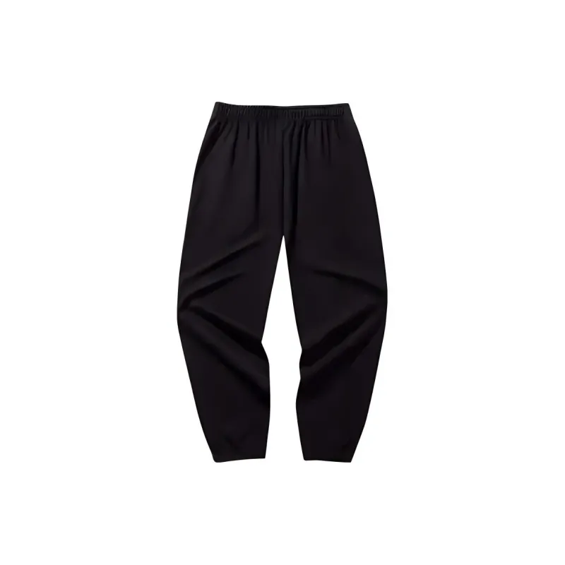 Anta Sports Lifestyle Collection Lifestyle Collection Knitted Sports Pants Men's Basic Black-1