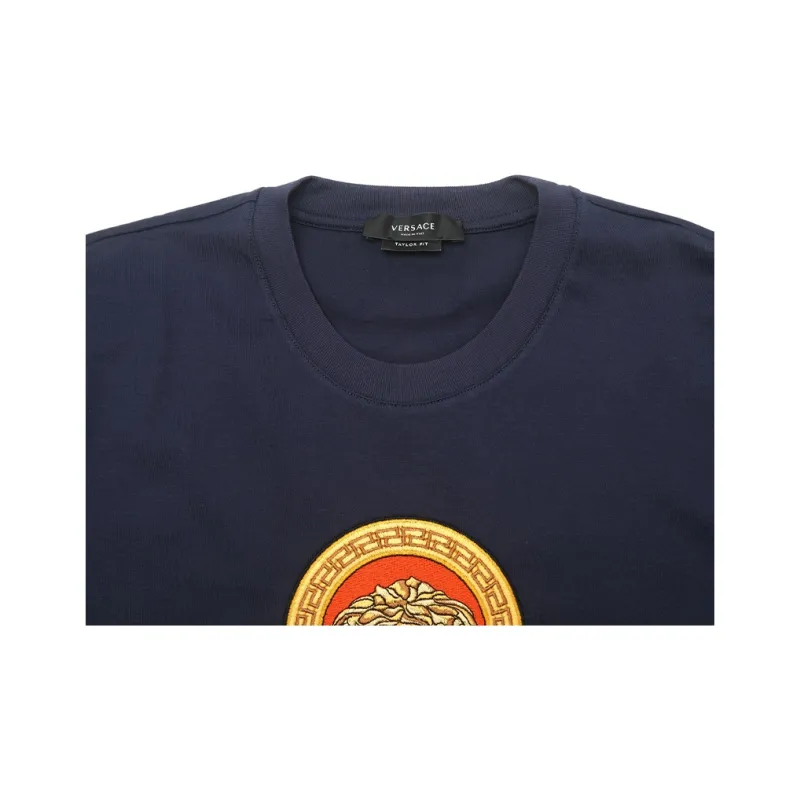 VERSACE FW22 T Shirt Men's Dark Blue-3