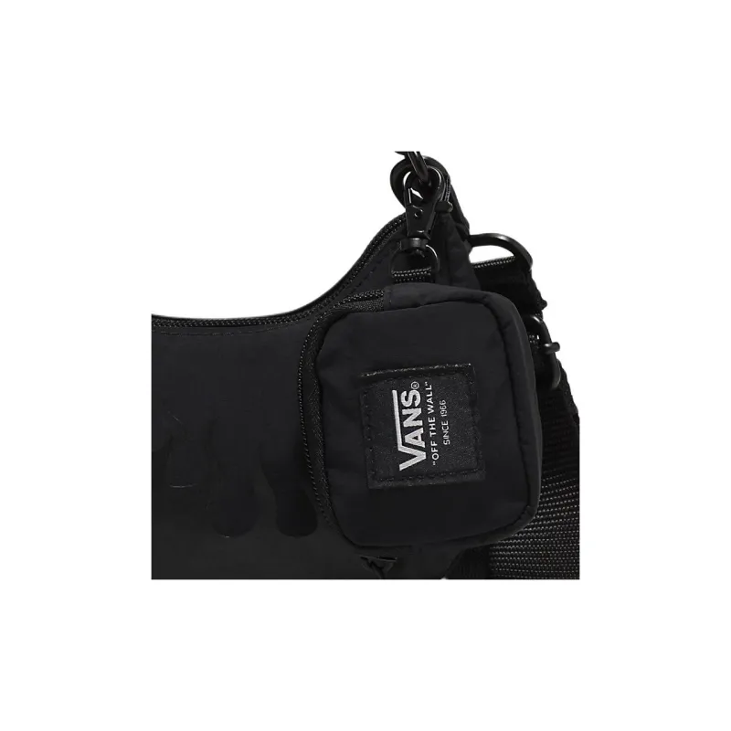 Vans Nylon Shoulder Bag Crossbody Bag Handbag Regular Unisex Black-3