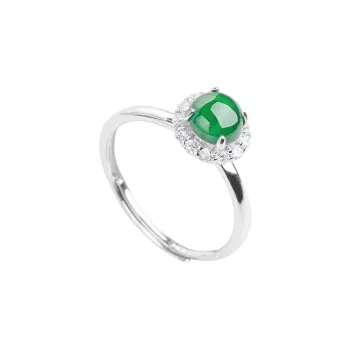 Oriental Jade Ice Glutinous Rings Women's