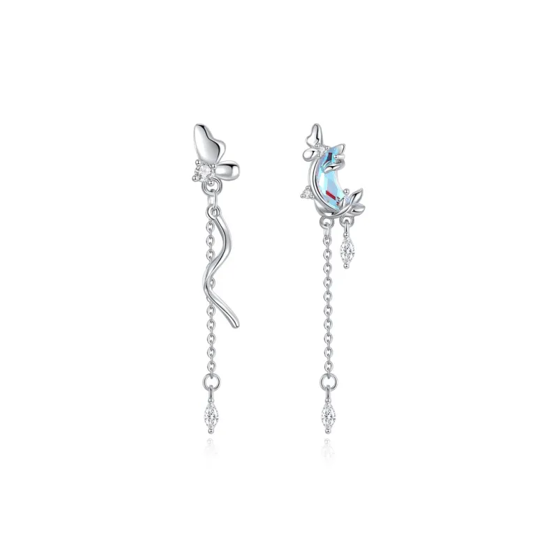SHENGYALUO S925 Silver Earrings Women's-0