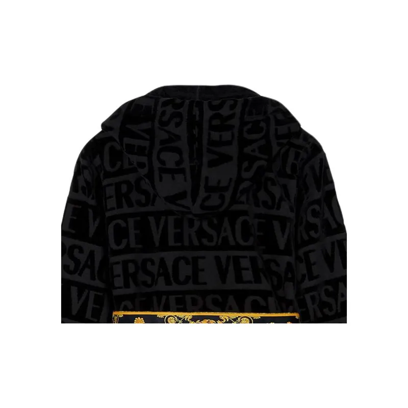 VERSACE Bathrobes Women's Black-3