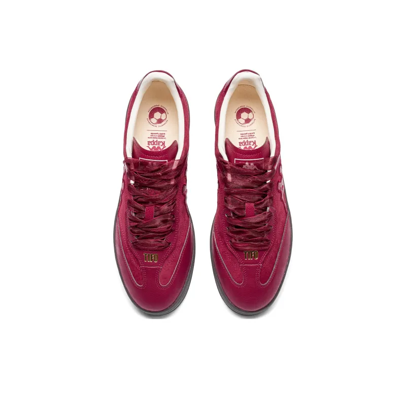Kappa Tifo Anti Slip Wear Resistant Low Top Skateboard Shoes Unisex Red-3