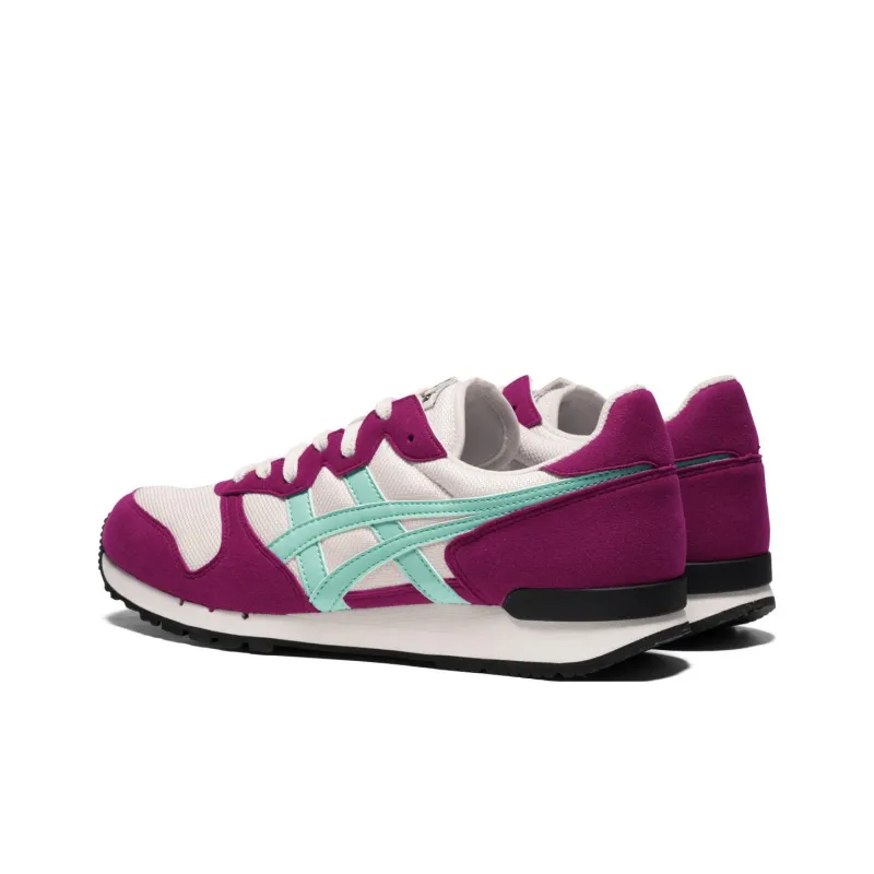 Onitsuka Tiger Alvarado Anti Slip Wear Resistant Low Top Casual Running Shoes Women's White Purple-3