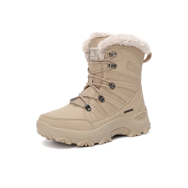 King Jinmai Warm And Water Resistant Short Mid Calf Snow Boots Men's-4