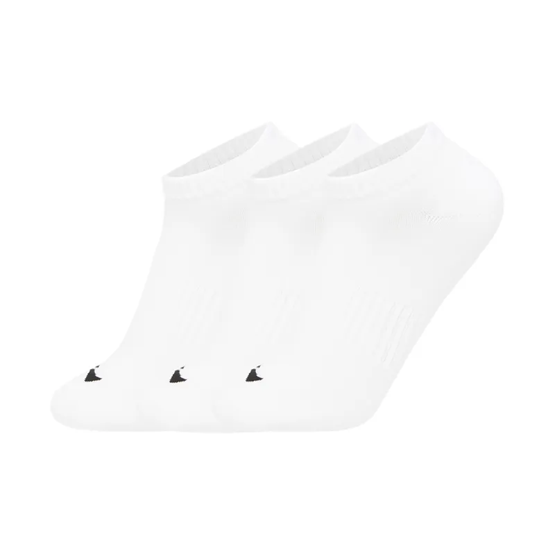 LiNing Sports Life Collection Ankle Socks Unisex 3 Pack White-0