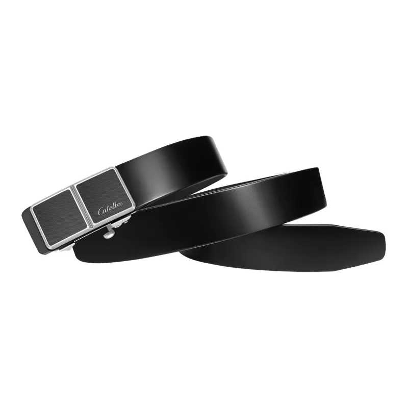 CATELLES Unlined Top Grain Cow Leather Leather Belts Men's Width 3.4cm-2