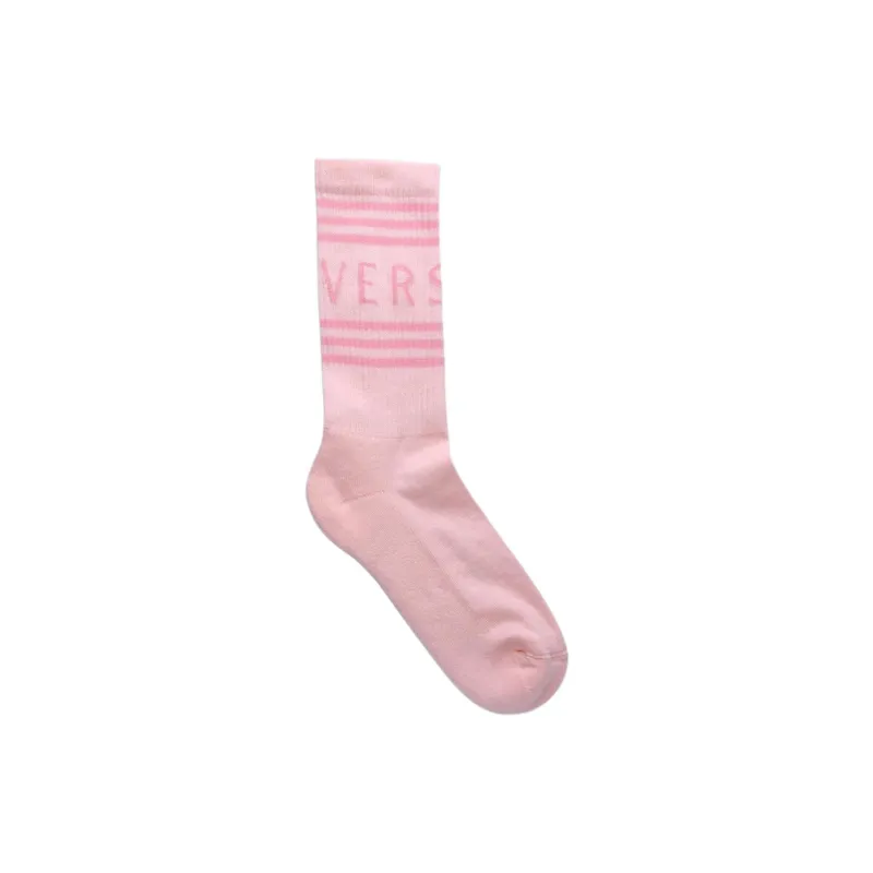VERSACE Logo Intarsia Socks-2