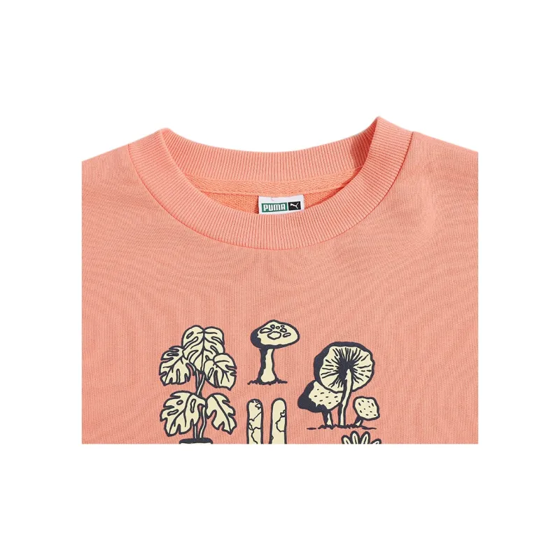 PUMA Sweatshirts Men Peach Pink-5