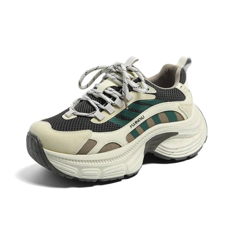 HUANQIU Cushioning Anti-Slip And Wear-Resistant Low-Top Chunky Sneakers Women's-2
