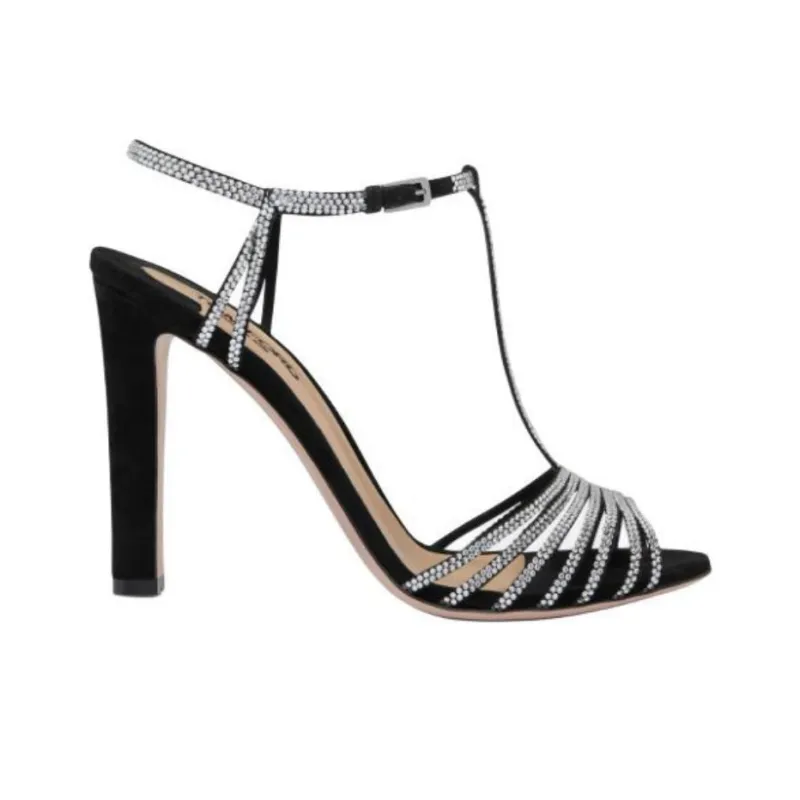 TOM FORD Jeryy One Strap Sandals 10.5cm Women's Black-1