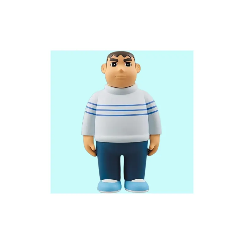 Medicom Toy Takeshi Goda Doraemon, Katsuo Kano Clean Gian 8.7cm/24.5cm Scale Figures-1