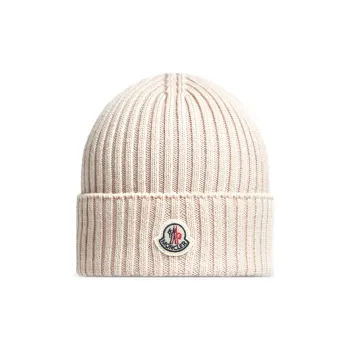 Moncler Logo Patch Beanie