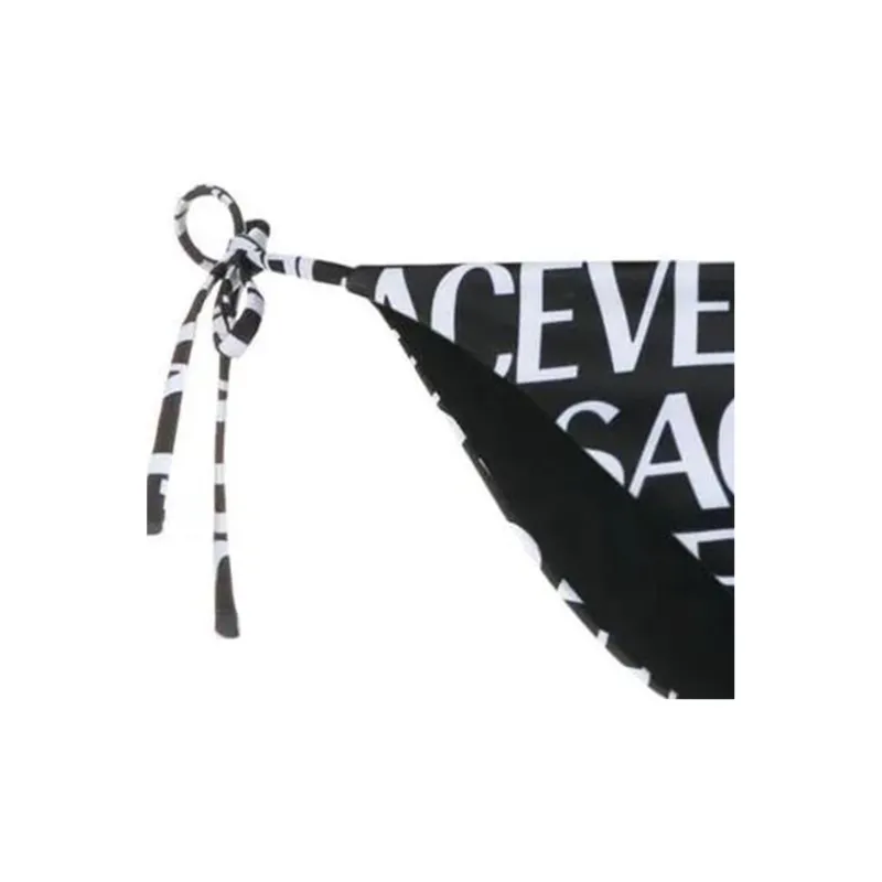 VERSACE Print Swim Slip 'Black/White'-2