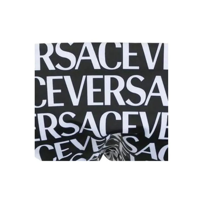 VERSACE Print Swim Slip 'Black/White'-4