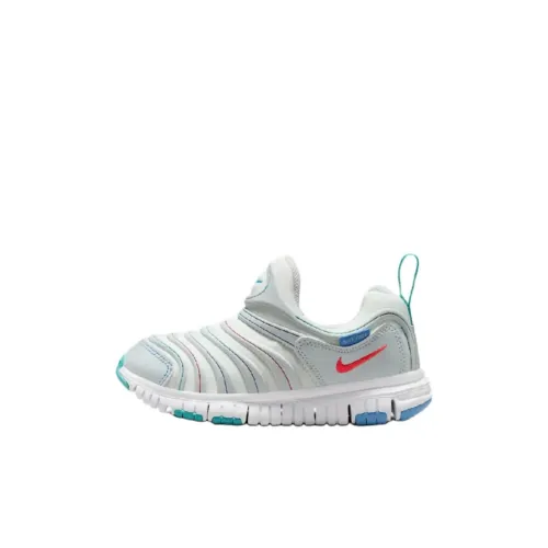 Nike Dynamo Free Anti-Slip Wear-Resistant Low-Top Kids Lifestyle Shoes White Children Aged 3-7 Years Old