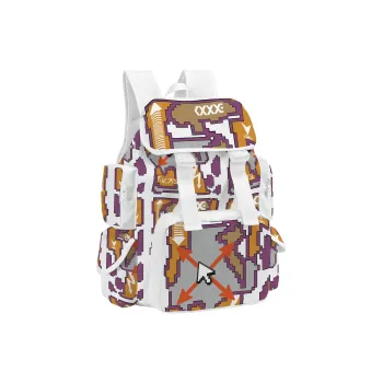 COEXISTENCE Polyester Students Backpack Laptop Backpack Regular Unisex White