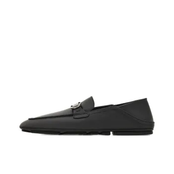 FERRAGAMO GANCINI Loafers Men's Black