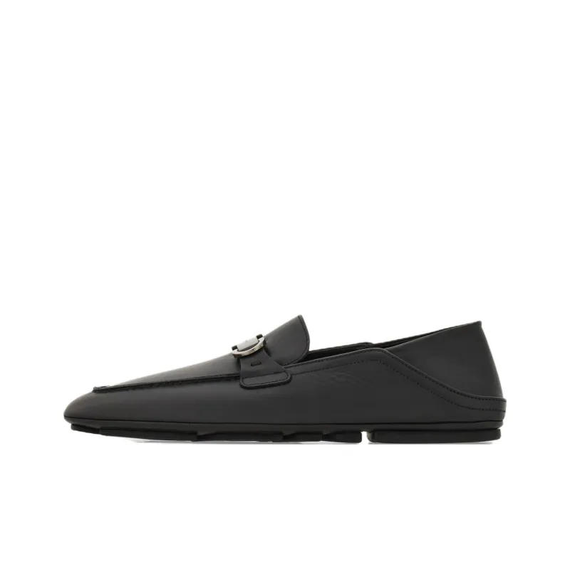 FERRAGAMO GANCINI Loafers Men's Black-0