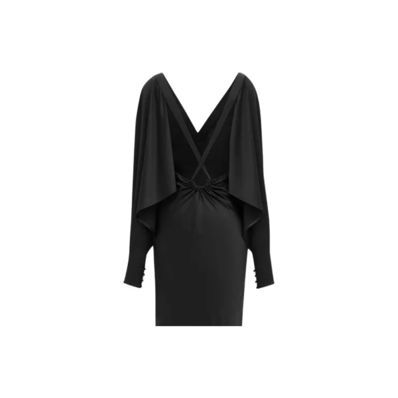 SAINT LAURENT Silk Satin Maxi Dress-5