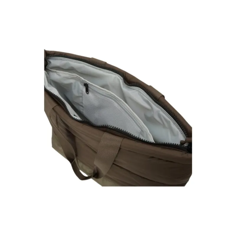 THE NORTH FACE Nuptse Nylon Tote Bag, Shopping Bag, Handbag Regular Unisex Brown-2