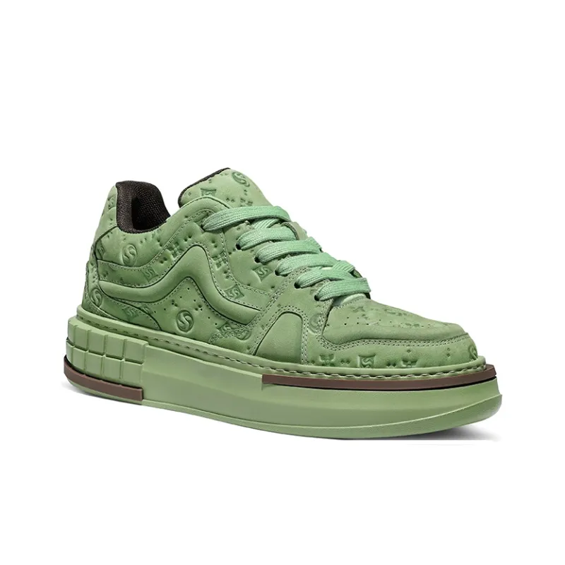 SALAXI Slip Resistant, Abrasion Resistant, Lightweight Mid Top Skateboard Shoes Unisex-9