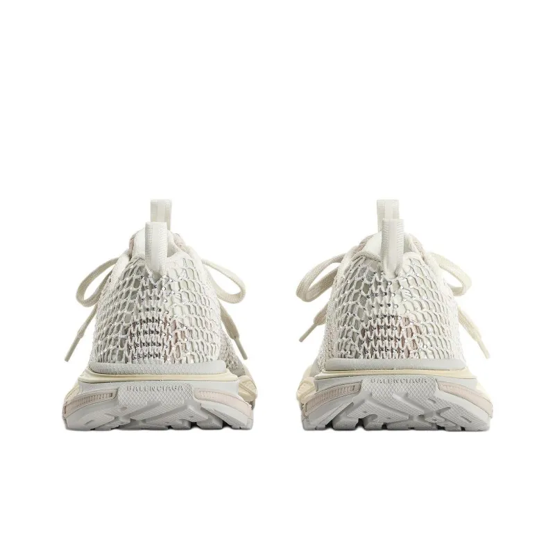 Balenciaga 3XL Fishnet Low Top Chunky Sneakers Men's Gray-5