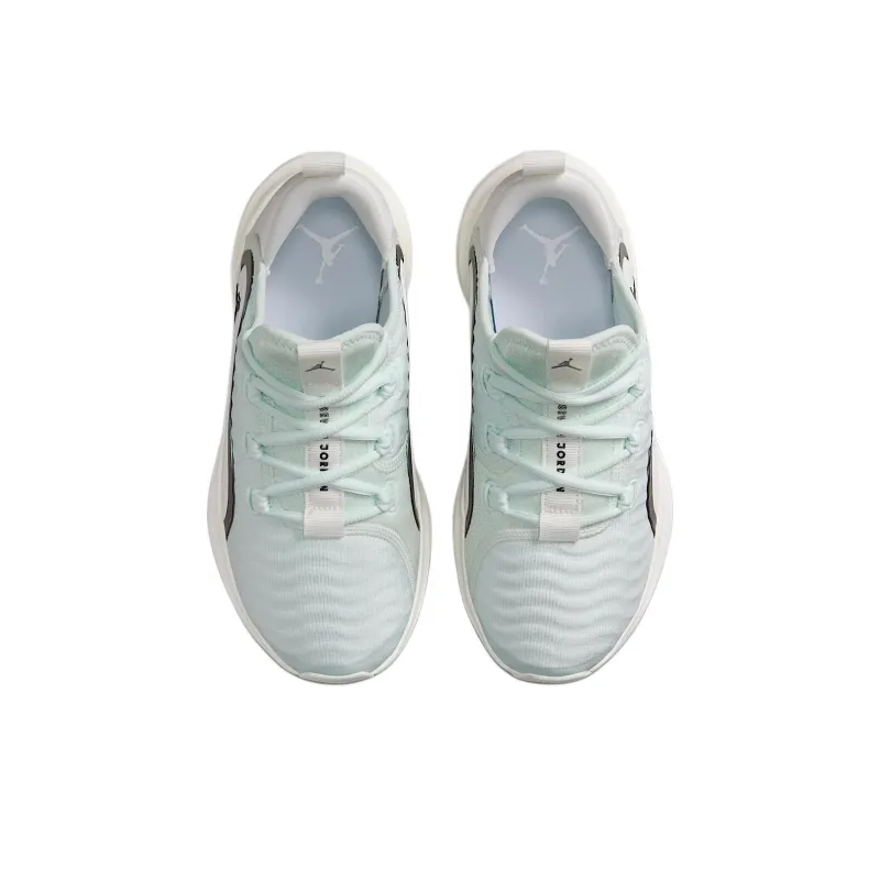 Jordan Abrasion Resistant Low Top Kids Lifestyle Shoes White Black Unisex-3