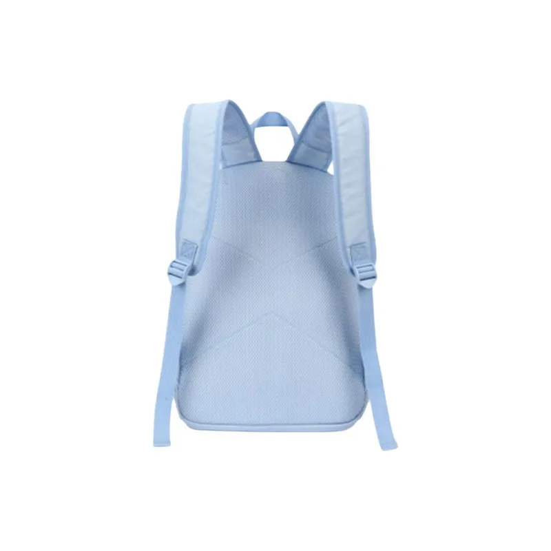 PEAK PU Sky Blue Backpack Regular Unisex Solid Color-2