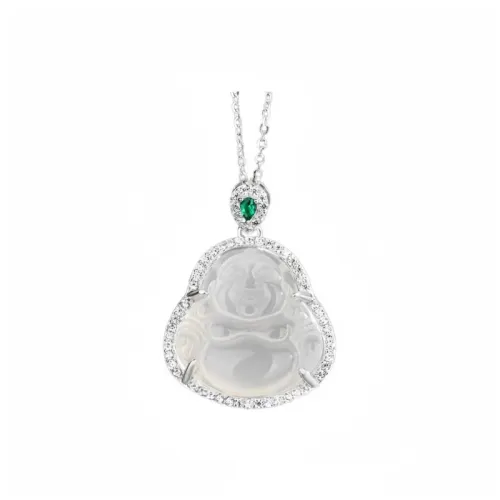 JUNWEN Chalcedony Necklaces Women's