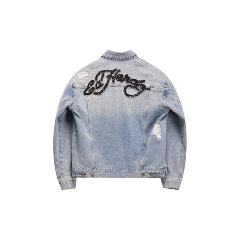 Ed Hardy SS25 Jackets & Coats Women's Indigo-1