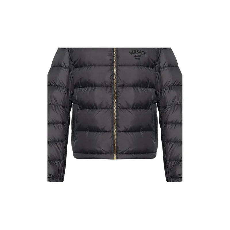VERSACE Quilted Zipped Puffer Jacket-5