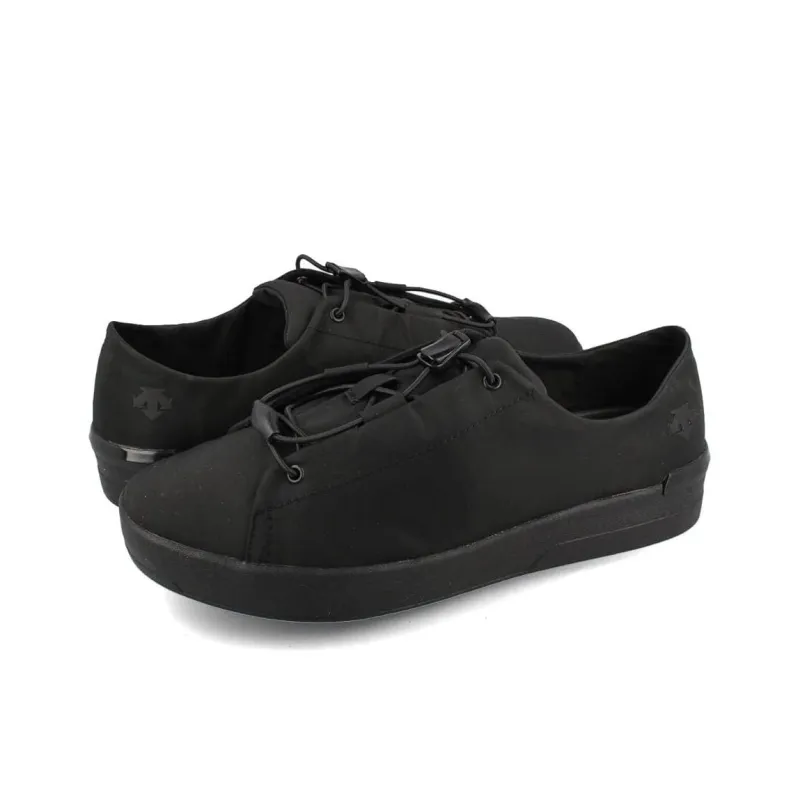 DESCENTE Waterproof And Wear resistant Low Top Skateboard Shoes Unisex Black-2