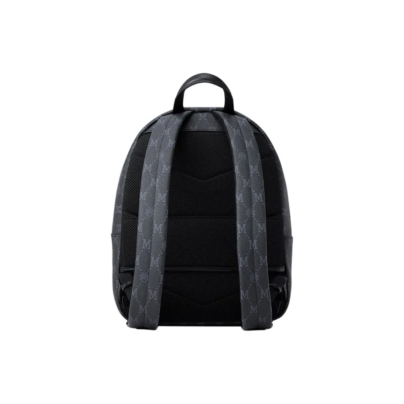 FION Mountain And Sea Journey Series Backpack Artificial Leather Men's Classic Black-2