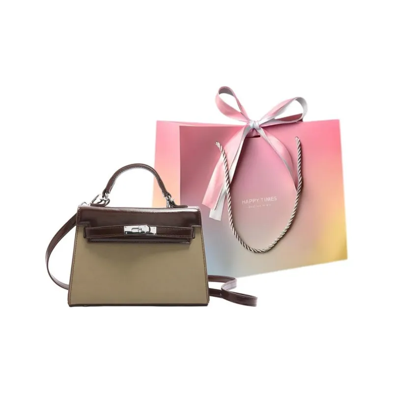 Yalu PU Handbag Regular Women's Black/Khaki/Green/Brown-6