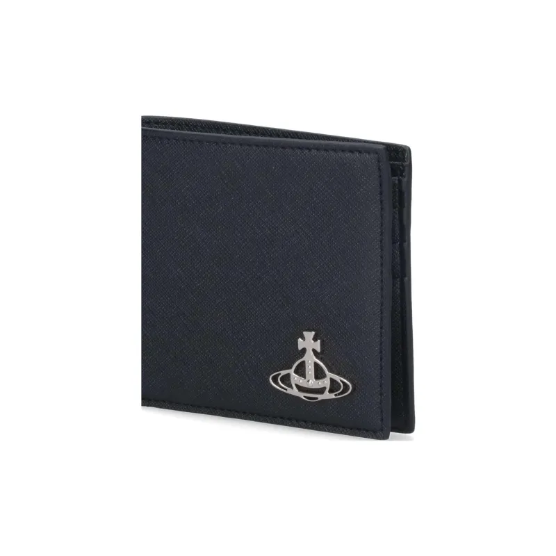 Vivienne Westwood Polyurethane Wallet Men's Black-3