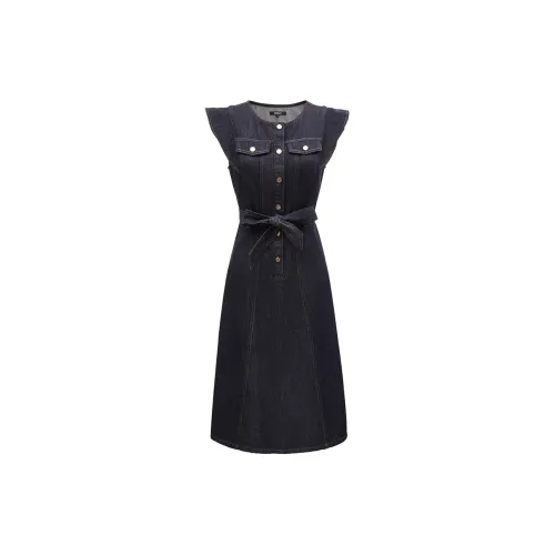 ONLY Sleeveless Dresses Women's J37 1000 Washed Blue Denim