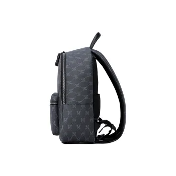 FION Mountain And Sea Journey Series Backpack Artificial Leather Men's Classic Black