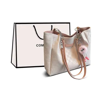 COMELY Cow Leather Tote Bag, Shopping Bag, Shoulder Bag Regular Women's Pink