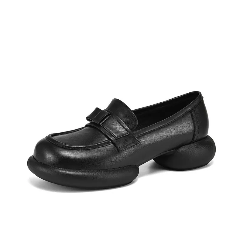 XICUNMINGWU Loafers Women's Black/Dark Brown-1