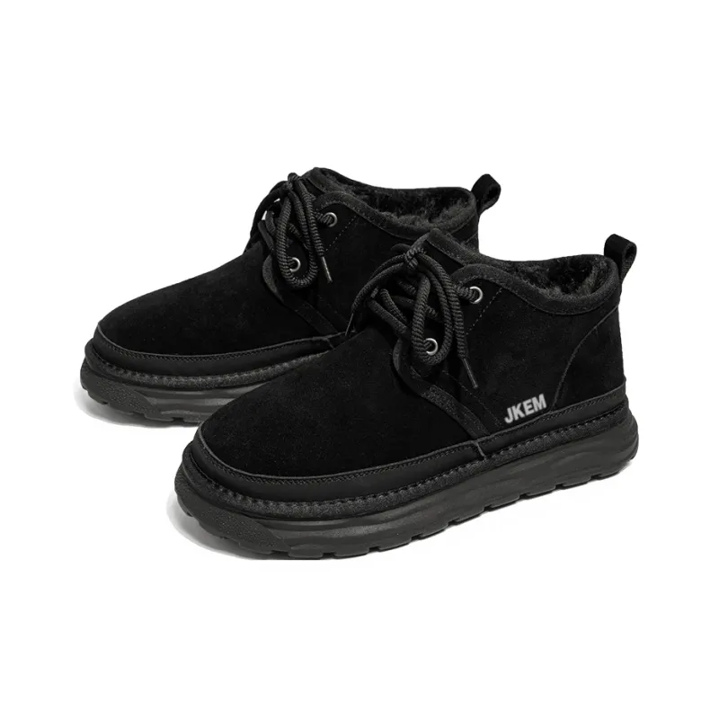 JKEM Abrasion Resistant Cushioning Slip Resistant Short Snow Boots Unisex-3